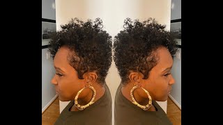 Tapered Cut TUTORIAL on NATURAL HAIR DIY [upl. by Fantasia]