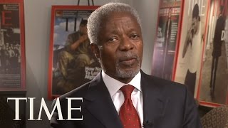 TIME Magazine Interviews Kofi Annan [upl. by Cowey660]