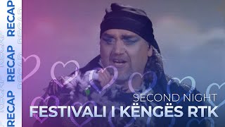 Festivali i Këngës në RTK 2024 Kosovo  Second Night  RECAP [upl. by Aisaim]