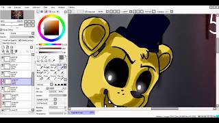 SpeedPaint Game Over Five Nights at Freddys [upl. by Narak]