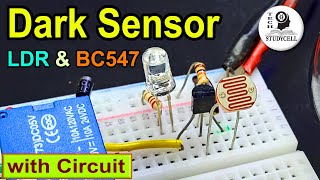 How to make automatic street light using LDR and BC547 [upl. by Sharyl124]