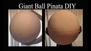 Giant Pinata  Big Pinata  Surprise Pinata Ball  DIY Pinata  How to make a super size pinata ball [upl. by Norita]