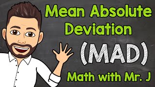 Mean Absolute Deviation MAD  Math with Mr J [upl. by Seena]