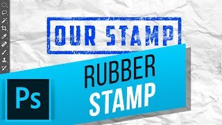 How to Make a Rubber Stamp Effect in Photoshop [upl. by Beltran861]