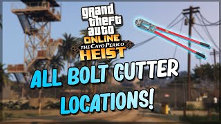 Cayo Perico Heist  ALL BOLT CUTTER LOCATIONS  Gta 5 Online [upl. by Idram]