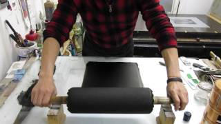 lithograph print process [upl. by Asertal]