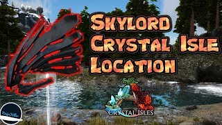 Ark Skylord Artifact location in Crystal Isle Guide Ark Survival Evolved [upl. by Anaidirib]