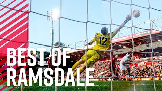 INCREDIBLE SAVES 🧤 Aaron Ramsdales best saves so far [upl. by Lannie]