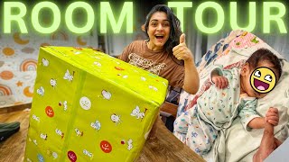 Our Baby Room Tour  Gifts Unboxing 😍 [upl. by Marvella]