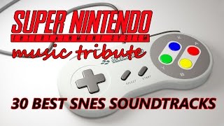 30 Best SNES Soundtracks  Super Nintendo Music Tribute [upl. by Fulvia]