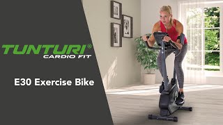 Tunturi Cardio Fit E30 Hometrainer  Ergometer Fitness Bike EN [upl. by Ttreve]