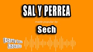 Sech  Sal Y Perrea Versión Karaoke [upl. by Levesque]