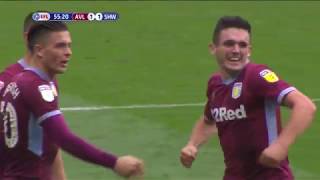 John McGinns WONDERGOAL for Aston Villa vs Sheff Wednesday [upl. by Campbell31]