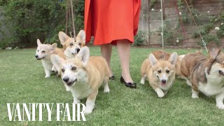 Meet the Queens Royal Corgis  Vanity Fair [upl. by Dianna]