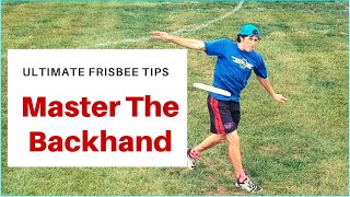 How to Throw a Backhand in Ultimate Frisbee [upl. by Asilehc]