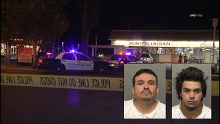 Hemet Identities of Two Men Arrested for the Murder in Front of Milanos Pizza Released [upl. by Arraeic170]