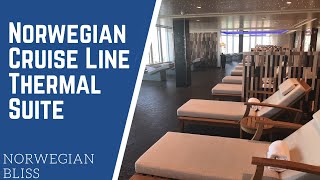 Thermal Suite Norwegian Bliss Spa Day on a Cruise [upl. by Fatma]