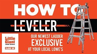 Little Giant Ladders  Leveler  HowTo [upl. by Mahau]