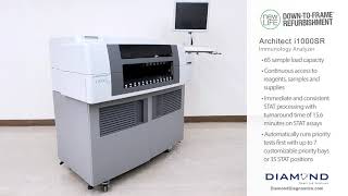 Abbott Architect i1000SR – Immunology Analyzer  DownToFrame® Refurbished [upl. by Eleaffar]