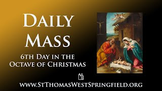 Daily Mass Saturday December 30 2023 [upl. by Elyc]