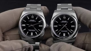 Rolex Oyster Perpetual 36 New VS Old 116000 VS 126000 Black Dial [upl. by Iggie]