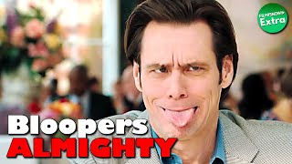 BLOOPERS ALMIGHTY  JIM CARREY Gags Outtakes Compilation [upl. by Lund]