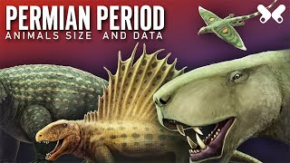 PERMIAN PERIOD animals size comparison and data Paleoart [upl. by Adnak604]