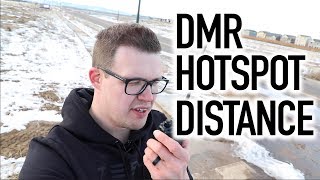 How Far Does a DMR Hotspot Reach [upl. by Ainavi]