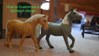 How to Customize a Schleich Horse [upl. by Notniuq]