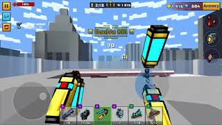 Pixel Gun 3D 75 Kill Gameplay [upl. by Ataner]