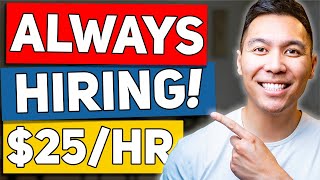 15 Work From Home Jobs That Are Always Hiring 2023 [upl. by Eerrehc174]