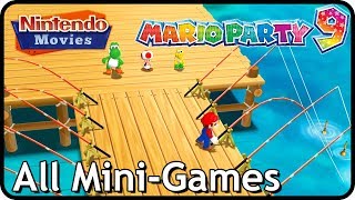 Mario Party 9  All MiniGames 2 Players Master Difficulty [upl. by Younger]