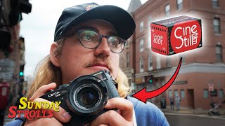 Shooting Cinestill 800T in Broad DAYLIGHT in BOSTON [upl. by Lysander]