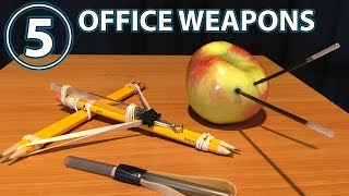 5 COOL Office Weapons INVENTIONS That Actually WORK [upl. by Eden]