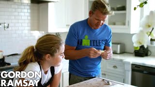 Gordon Teaches Matilda How To Make Dumplings [upl. by Airemaj]