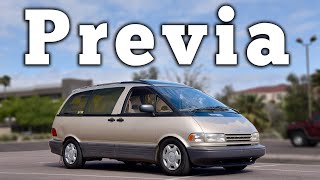 1993 Toyota Previa Regular Car Reviews [upl. by Alilahk311]