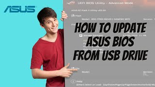 How To Update Asus BIOS From USB Drive [upl. by Kcirded]