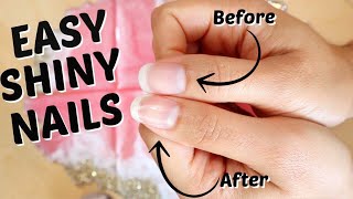 How to Get Shiny Nails using a 4 Way Nail Buffer [upl. by Helbonna174]