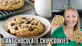 How to Make Giant Chocolate Chip Cookies [upl. by Esnohpla589]