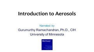 Module 4 Introduction to Aerosols [upl. by Ainecey]