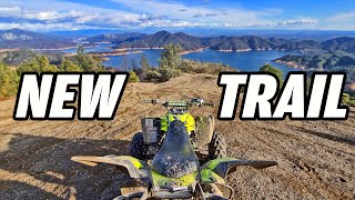 Exploring a NEW TRAIL  Yamaha Raptor 700 Sport Quad Riding TrailBlogger S09E03 [upl. by Dewar]