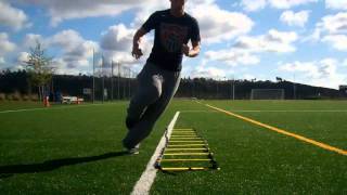 Ladder Drills The Crossover Step [upl. by Lacee]