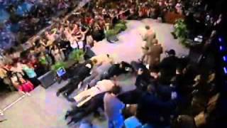 Benny Hinn THE HOLY GHOST SHOWS UP ON THE STAGE [upl. by Anitserp758]