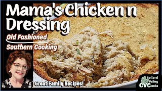 THE BEST Cornbread Dressing  Traditional Southern Chicken amp Dressing Recipe [upl. by Eussoj]