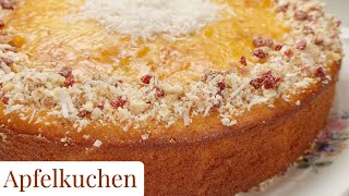 The German Apple Cake Recipe  Apfelkuchen APfelKUKen [upl. by Yevre45]