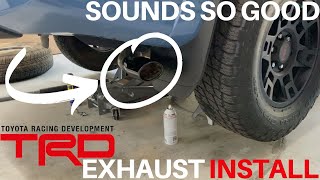 4Runner TRD Exhaust INSTALL How To [upl. by Leo]