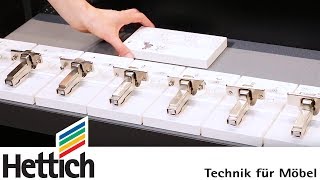 Intermat hinge series technical briefing by Hettich [upl. by Jea]