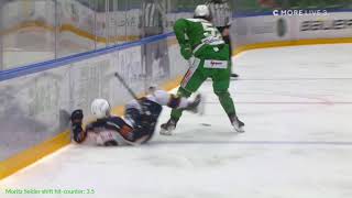 Moritz Seider hitting the SHL [upl. by Eleonora]