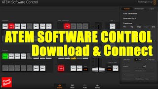 How to Download amp Connect ATEM Software Control ATEM Mini Pro Tutorial [upl. by Warfourd]