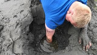 Digging Geoduck in the Puget Sound [upl. by Aniri]